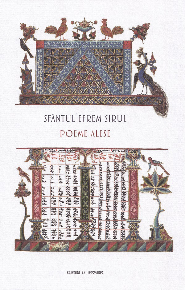 Coperta cărții 'Poeme alese - Sfântul Efrem Sirul'