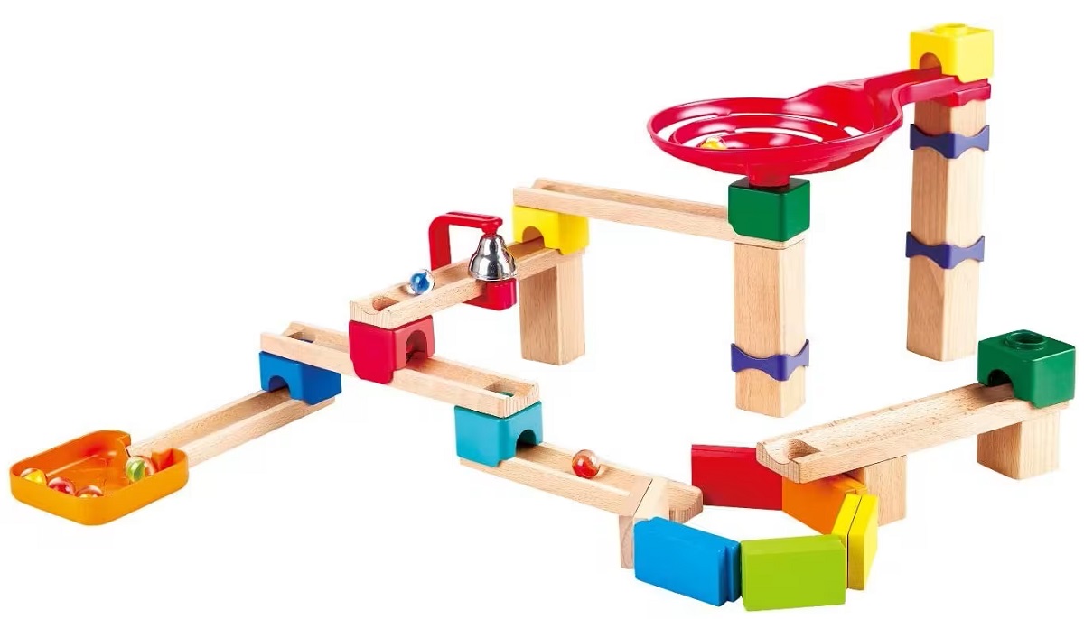 Imaginea produsului 'Jucărie din lemn: Marble Run Crazy Rollers'