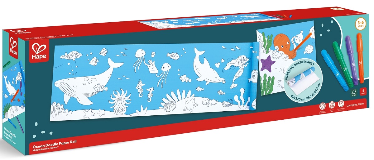 Imaginea produsului 'Rolă de hârtie adezivă: Ocean'