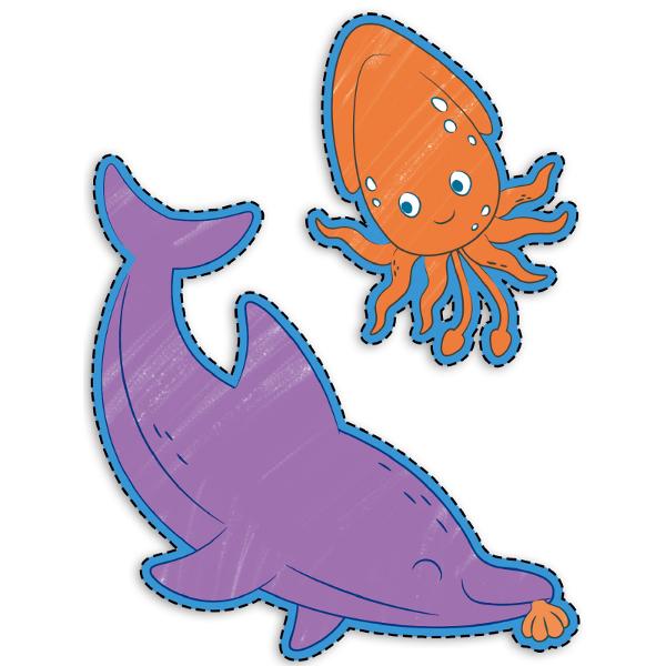 Rola de hartie adeziva: Ocean