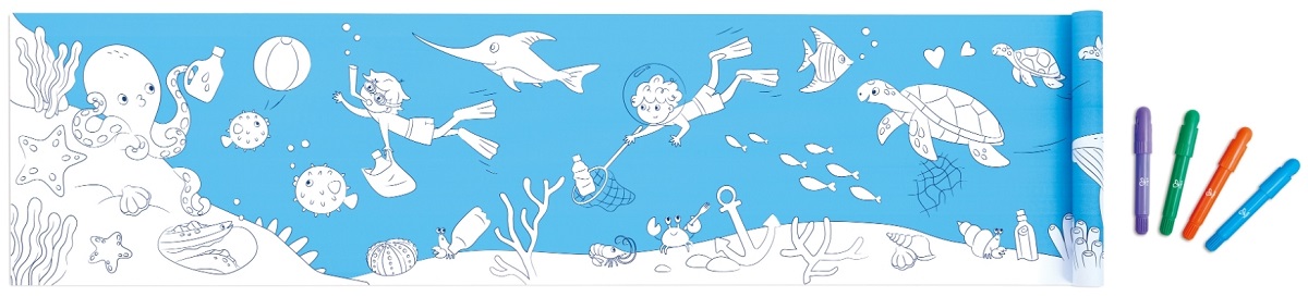 Imaginea produsului 'Rolă de hârtie adezivă: Ocean'