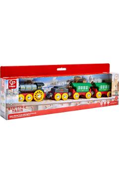 Imaginea produsului 'Tren cu aburi retro cu lumini și sunete'