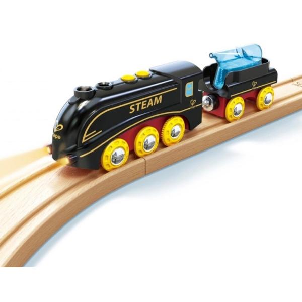 Tren cu aburi si fluier