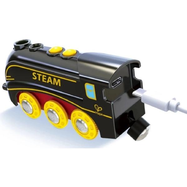 Tren cu aburi si fluier