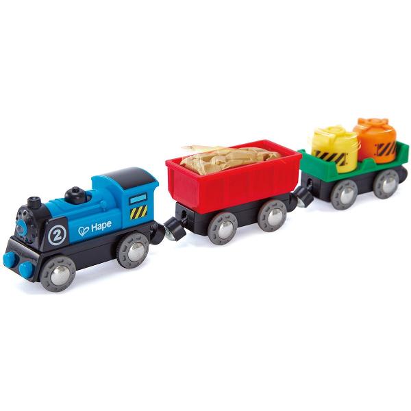 Locomotiva si vagoane cu baterii