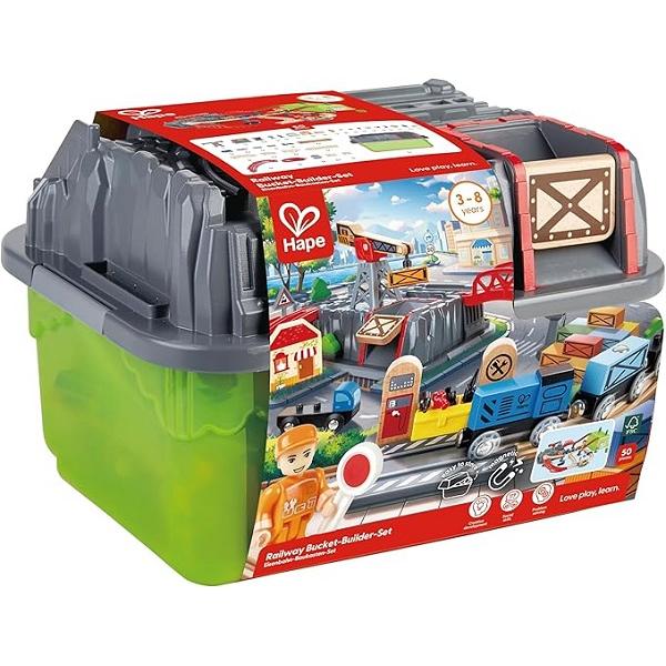 Set de joaca: Tren constructii 50 piese
