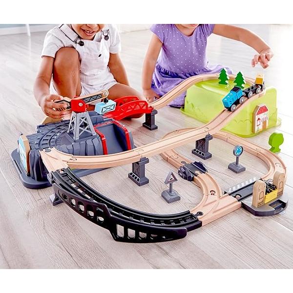 Set de joaca: Tren constructii 50 piese