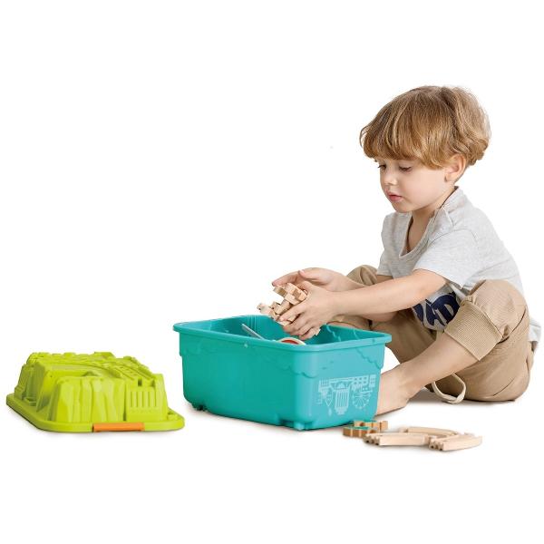Set de joaca: Trenul de la ferma 40 piese