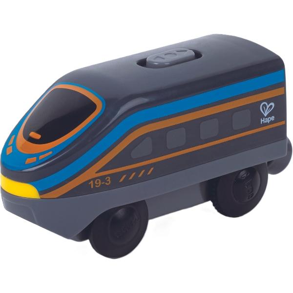 Locomotiva neagra cu baterii