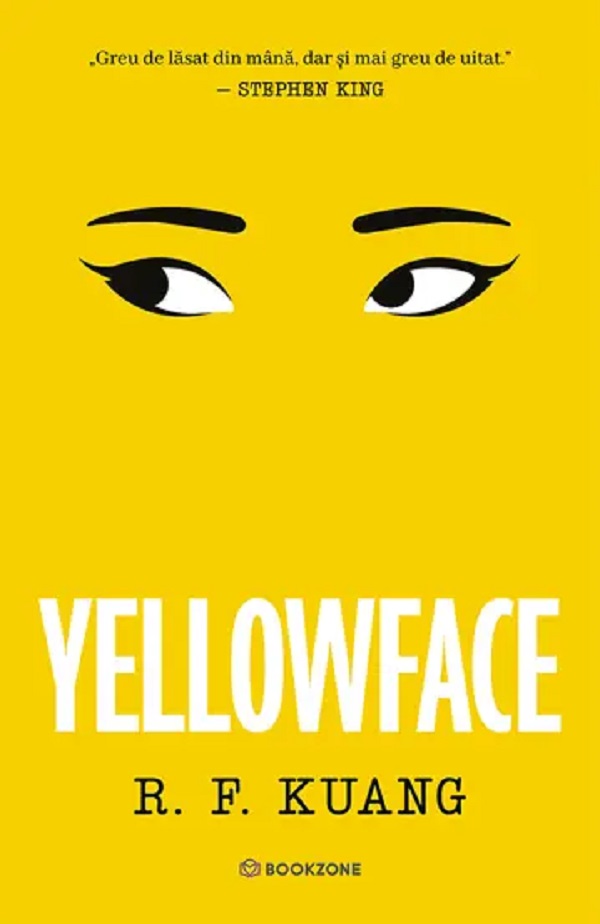 Coperta cărții 'Yellowface - R. F. Kuang'