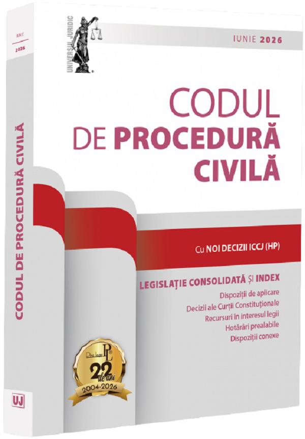 Coperta cărții 'Codul de procedură civilă: Iunie 2026 - Dan Lupașcu'