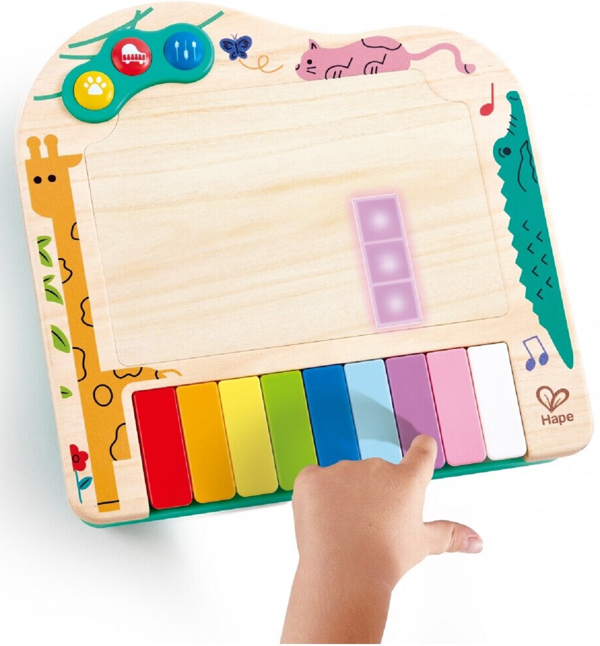 Imaginea produsului 'Jucărie din lemn: Pian cu pixeli dinamici'