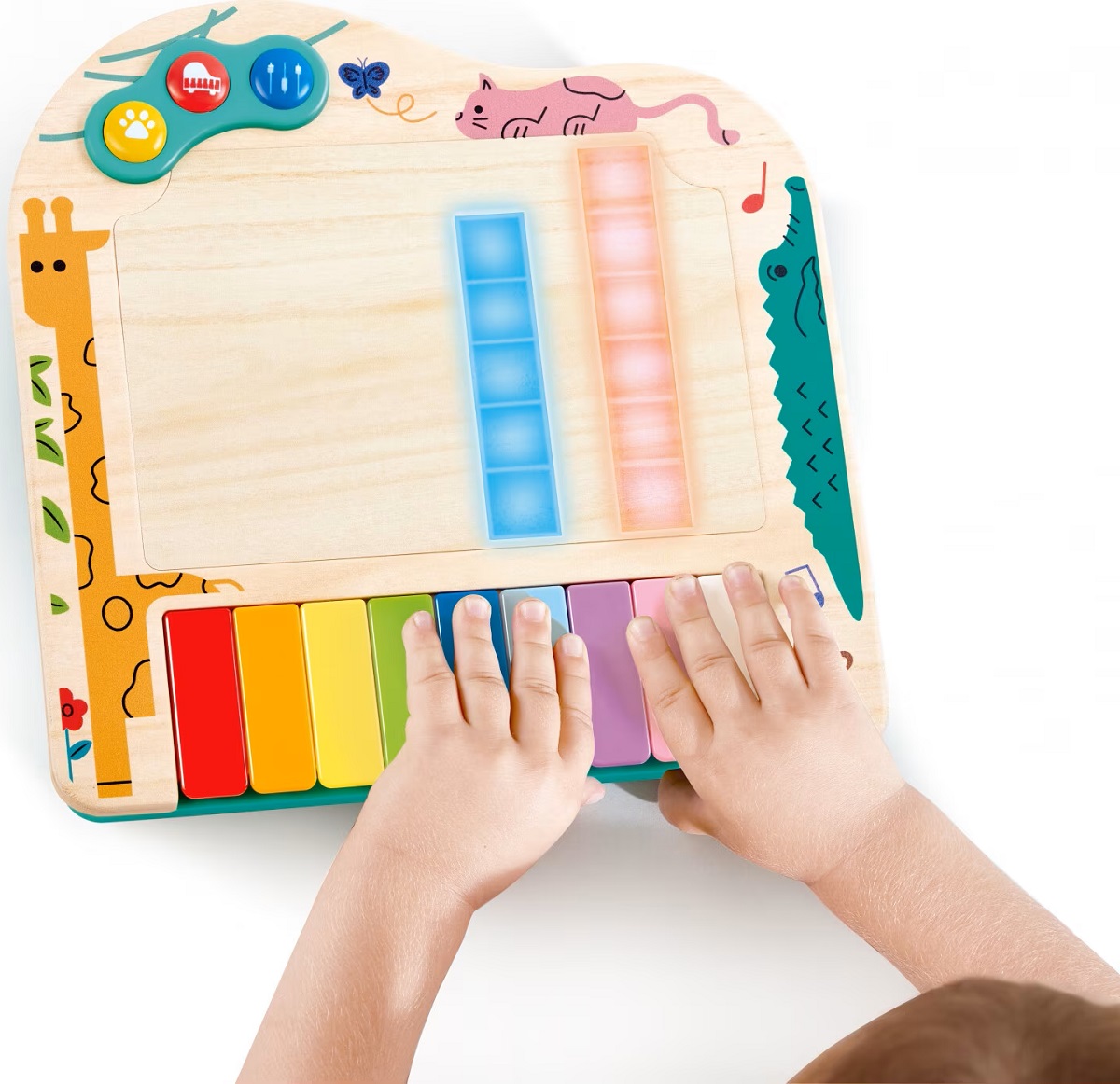 Imaginea produsului 'Jucărie din lemn: Pian cu pixeli dinamici'