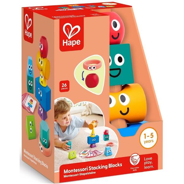 Blocuri Montessori de stivuit
