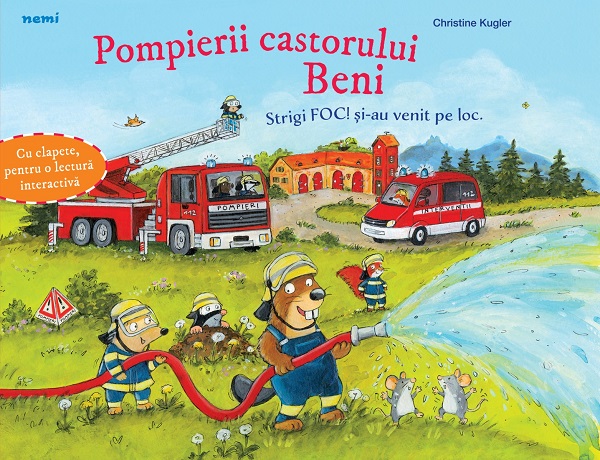 Coperta cărții 'Pompierii castorului Beni - Christine Kugler'