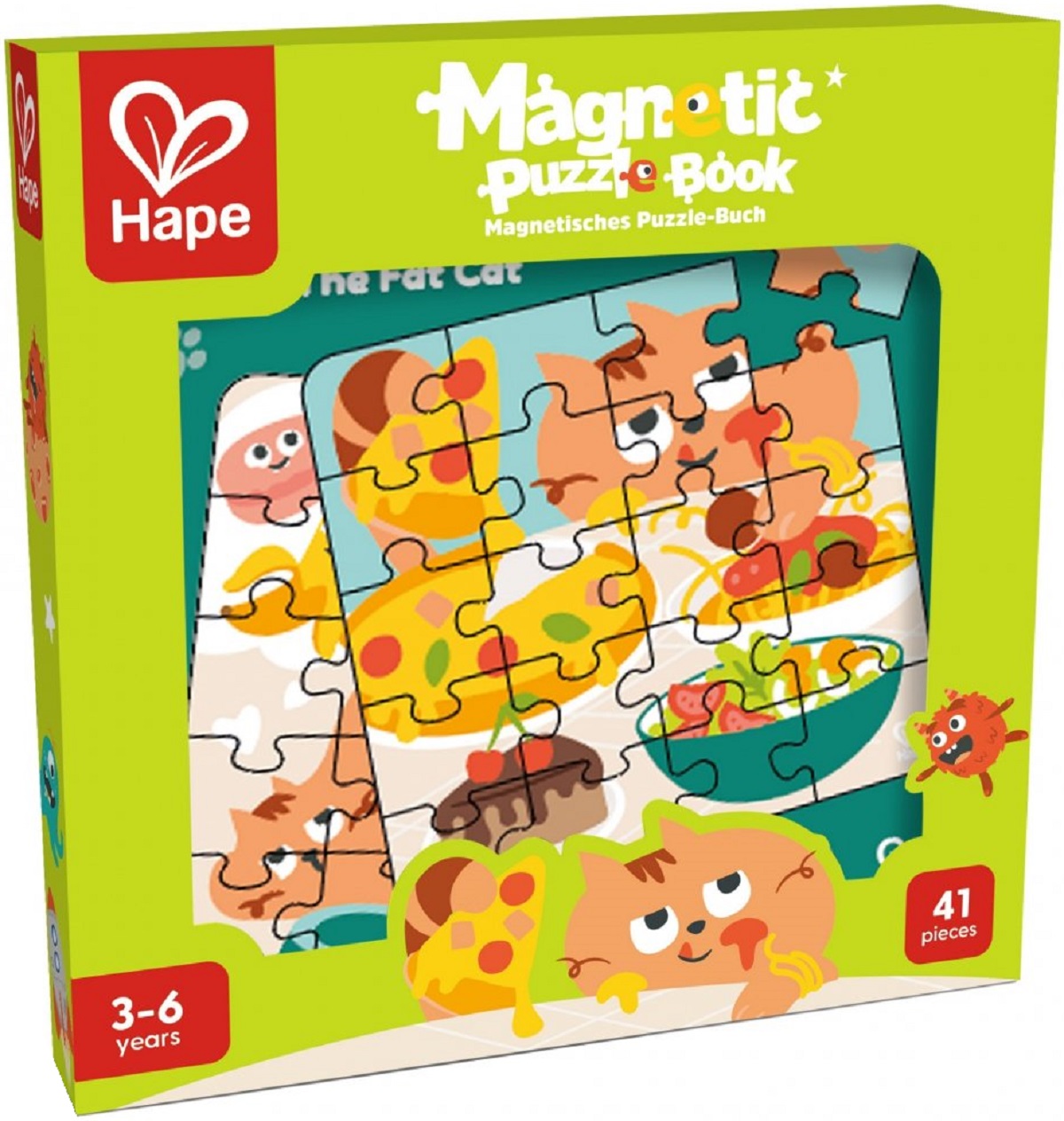 Imaginea produsului 'Carte puzzle magnetică: Pisică'