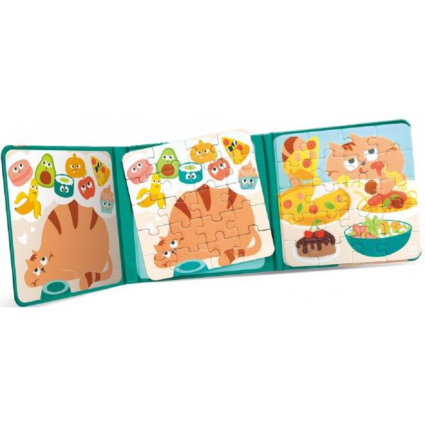 Carte puzzle magnetica: Pisica