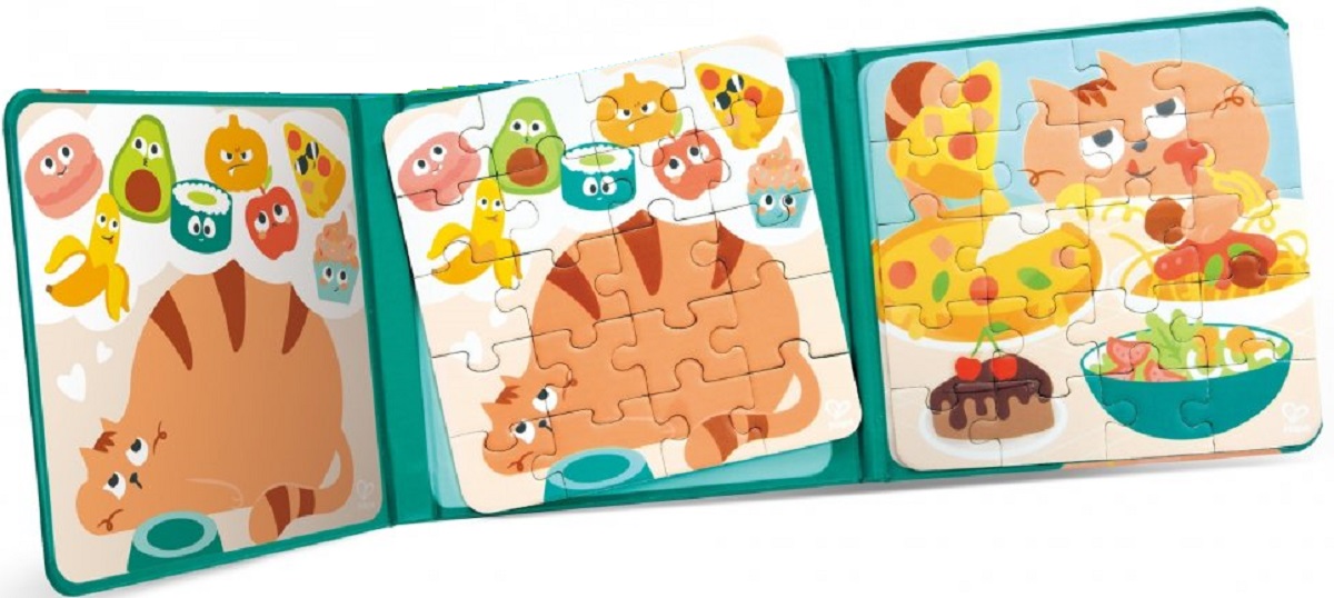 Imaginea produsului 'Carte puzzle magnetică: Pisică'
