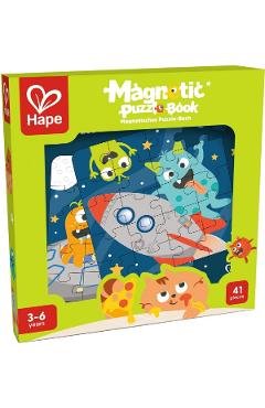 Imaginea produsului 'Carte puzzle magnetică: Monstruleț'