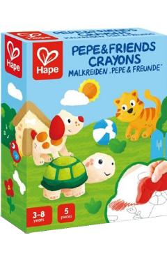 Imaginea produsului 'Creioane cerate. Pepe & friends'