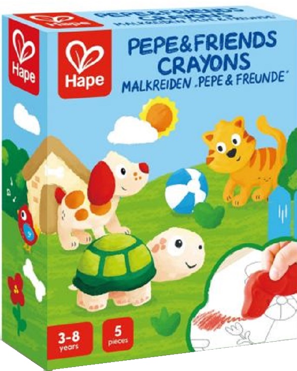 Imaginea produsului 'Creioane cerate. Pepe & friends'