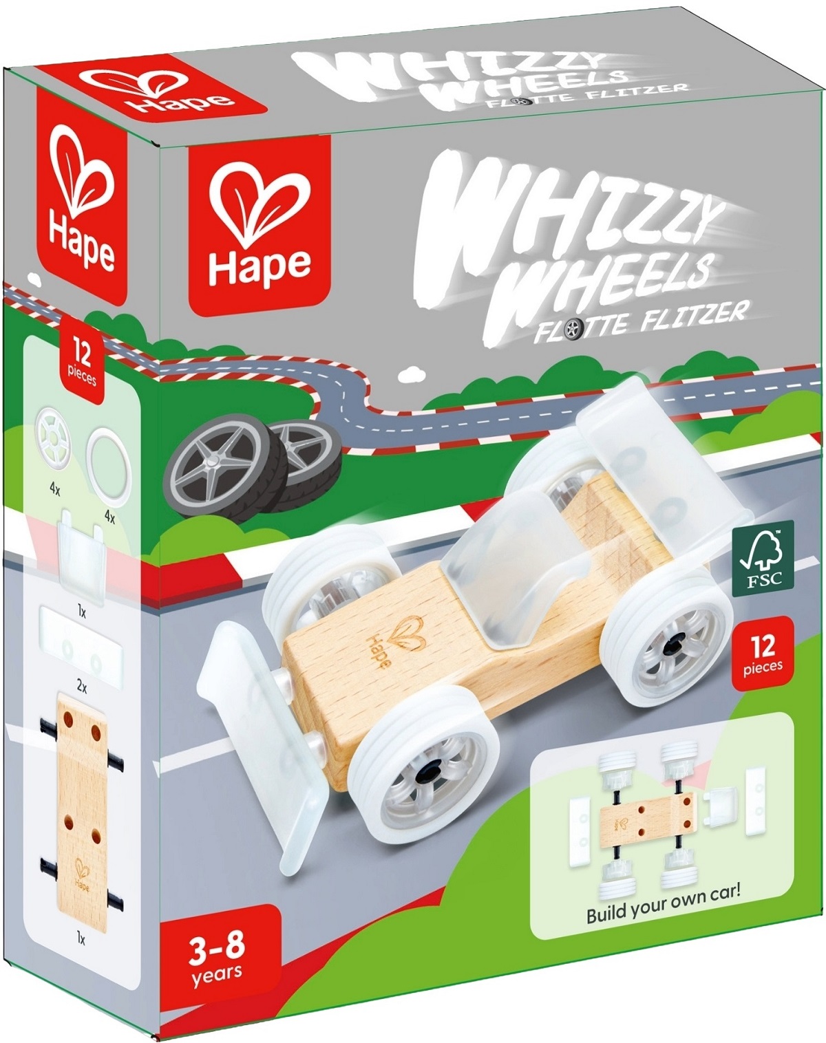 Imaginea produsului 'Jucărie: Mașinuță Whizzy Wheels. Alb'