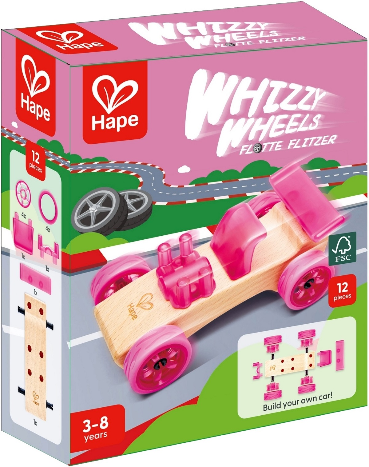 Imaginea produsului 'Jucărie: Mașinuță Whizzy Wheels. Roz'