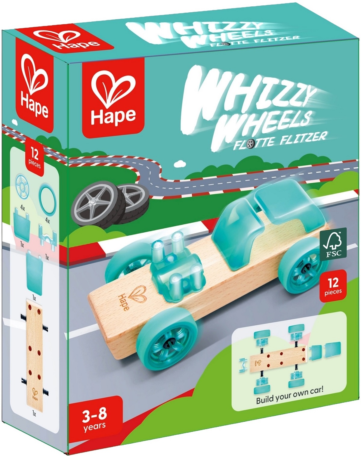 Imaginea produsului 'Jucărie: Mașinuță Whizzy Wheels. Turcoaz'
