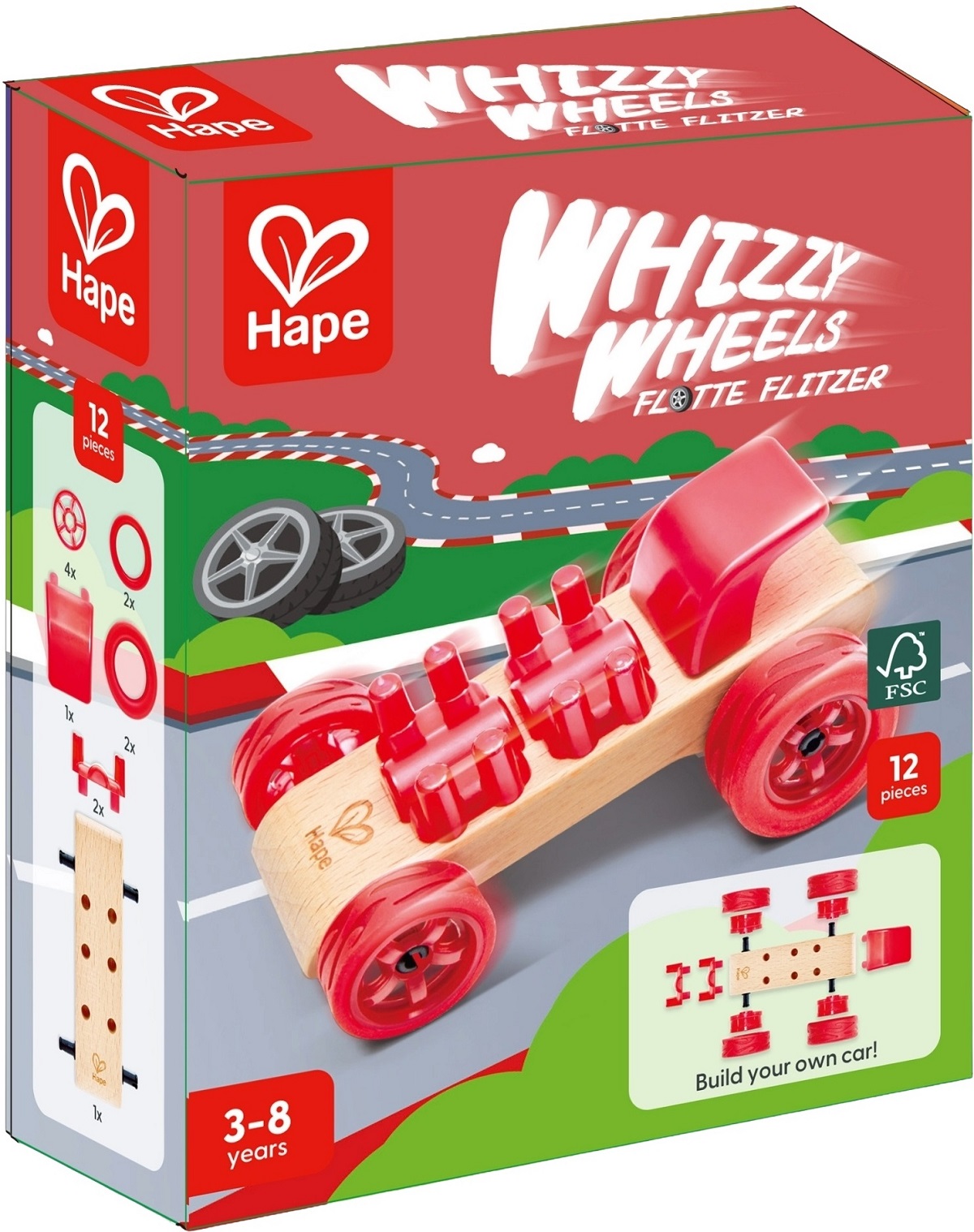 Imaginea produsului 'Jucărie: Mașinuță Whizzy Wheels. Roșu'