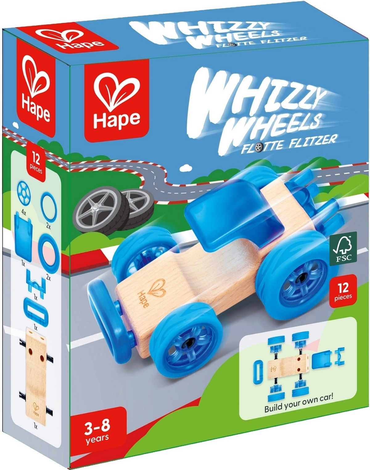 Imaginea produsului 'Jucărie: Mașinuță Whizzy Wheels. Albastru'