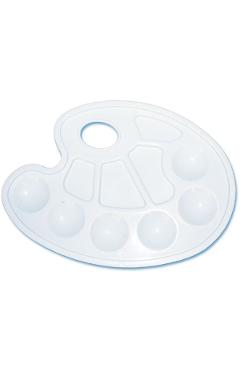 Imaginea produsului 'Paletă din plastic pentru pictură. Ovală'