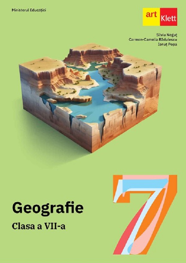 Coperta cărții 'Geografie - Clasa 7 - Manual - Silviu Neguț, Carmen Camelia Rădulescu, Ionuț Popa'