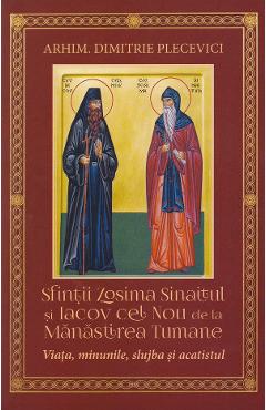 Sfintii Zosima Sinaitul si Iacov cel Nou de la Manastirea Tumane - Dimitrie Plecevici