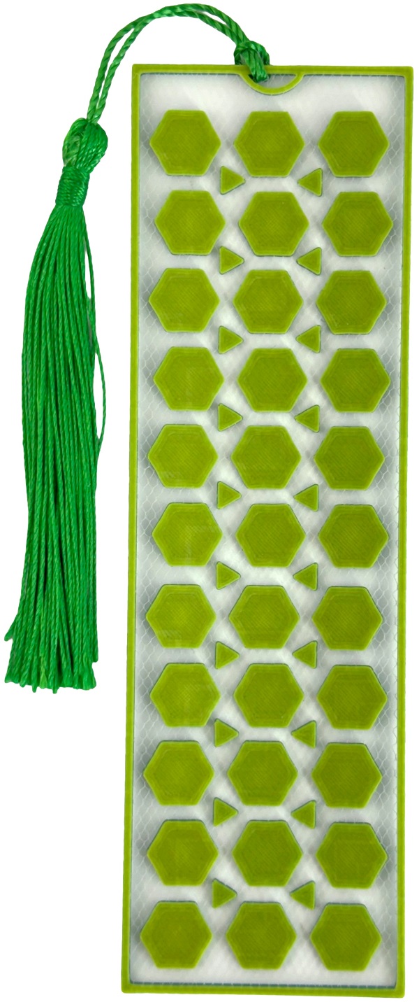 Imaginea produsului 'Semn de carte: Hexagon. Verde'