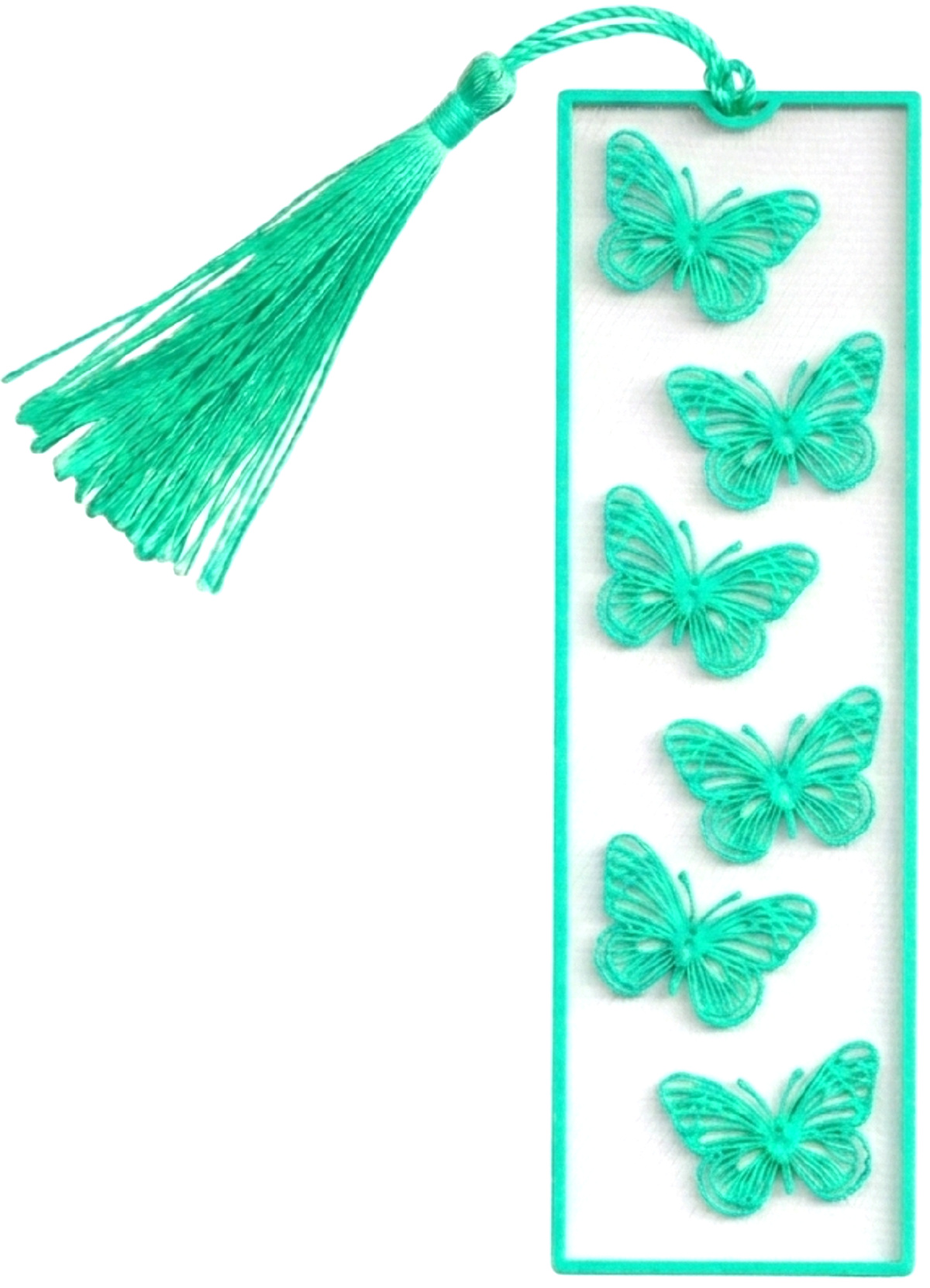 Imaginea produsului 'Semn de carte: Fluturi. Verde deschis'