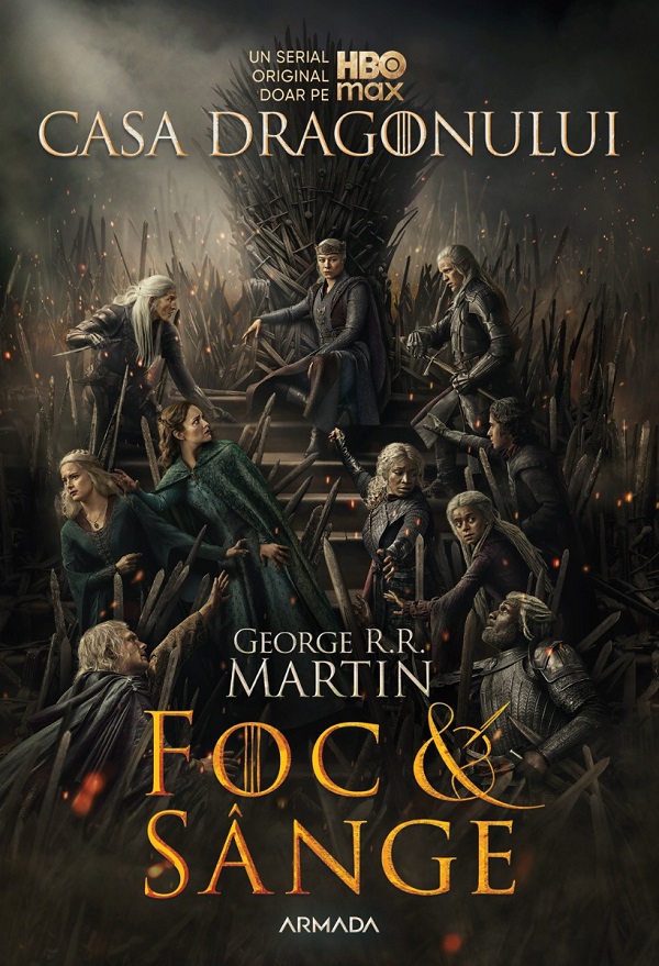 Coperta cărții 'Foc și sânge - George R.R. Martin'