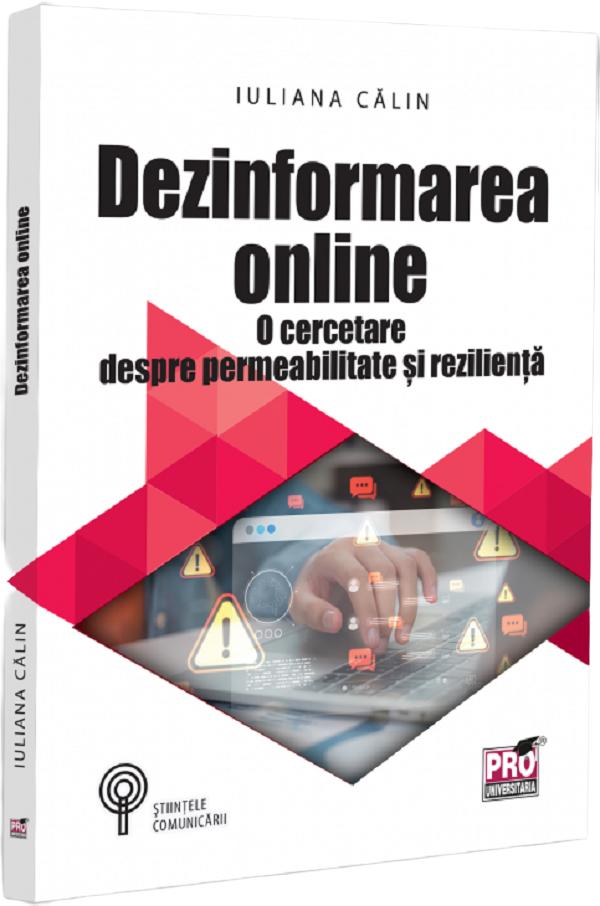 Coperta cărții 'Dezinformarea online - Iuliana Călin'