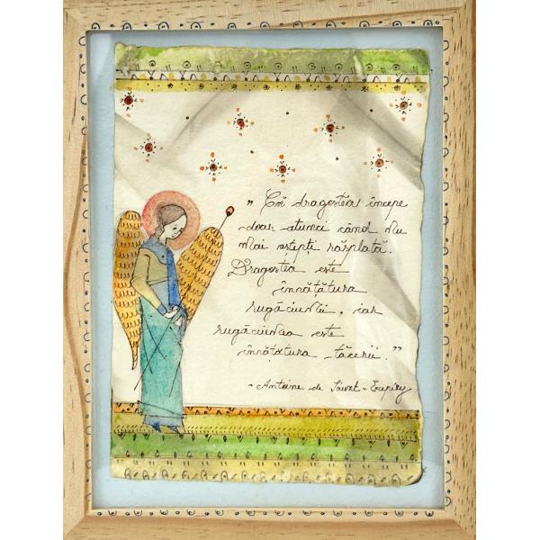 Ilustratie inramata. Model 25: Ca dragostea
