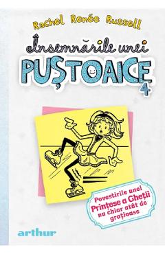 Coperta cărții 'Însemnările unei puștoaice. Vol.4: Povestirile unei Prințese a Gheții - Rachel Renee Russell'