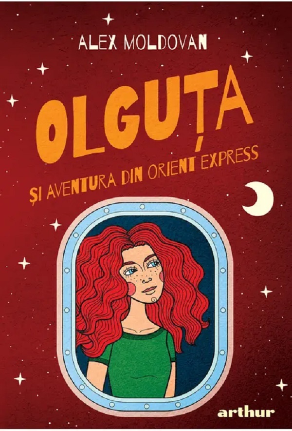 Coperta cărții 'Olguța și aventura din Orient Express - Alex Moldovan'