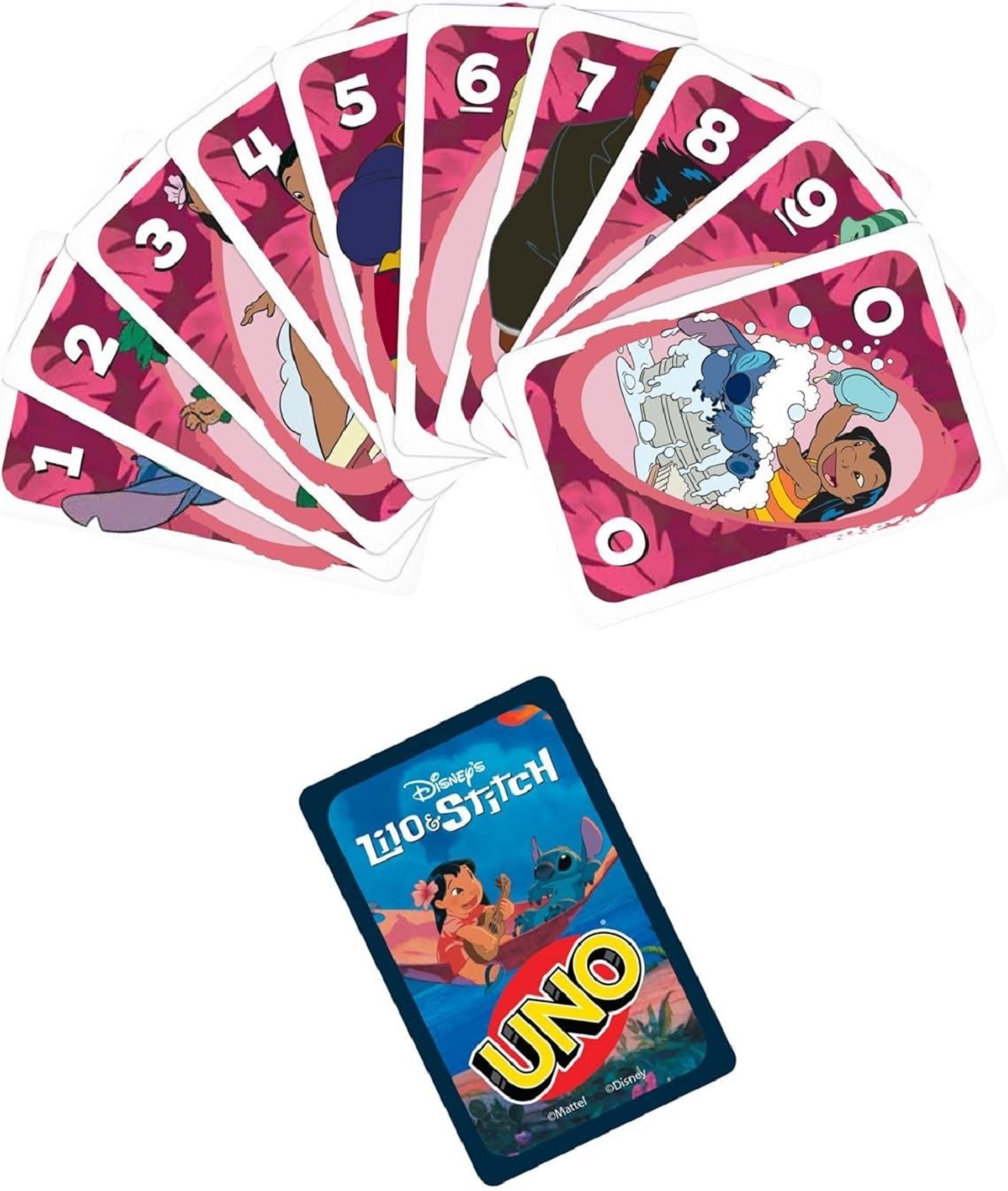 Imaginea produsului 'Joc de cărți: Uno. Disney. Lilo Stitch'