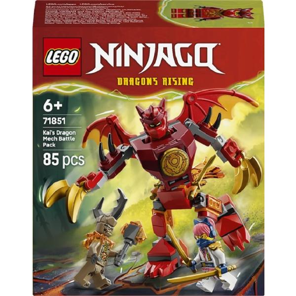 Lego Ninjago. Pachet de lupta robotul dragon al lui Kai
