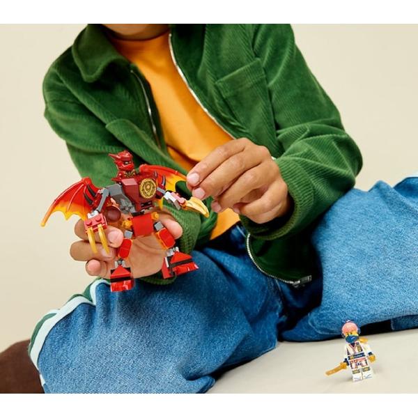 Lego Ninjago. Pachet de lupta robotul dragon al lui Kai