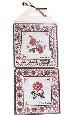 Imaginea produsului 'Suporturi de pahare. Model cusături românești'