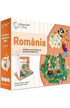 Coperta cărții 'Pachet Răspundel Istețel: Creion și carte. România'