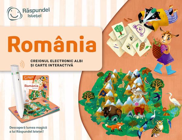 Coperta cărții 'Pachet Răspundel Istețel: Creion și carte. România'