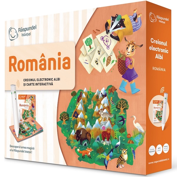 Coperta cărții 'Pachet Răspundel Istețel: Creion și carte. România'