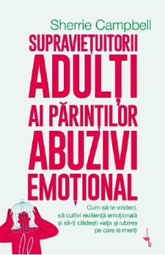 Coperta cărții 'Supraviețuitorii adulți ai părinților abuzivi emoțional - Sherrie Campbell'
