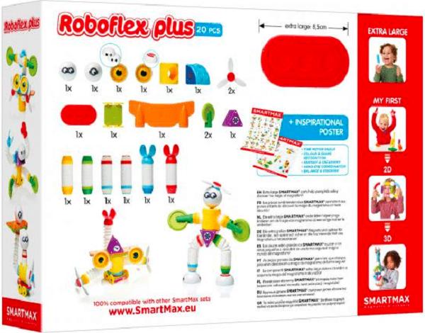 Imaginea produsului 'Joc magnetic Smartmax: Roboflex Plus Create'