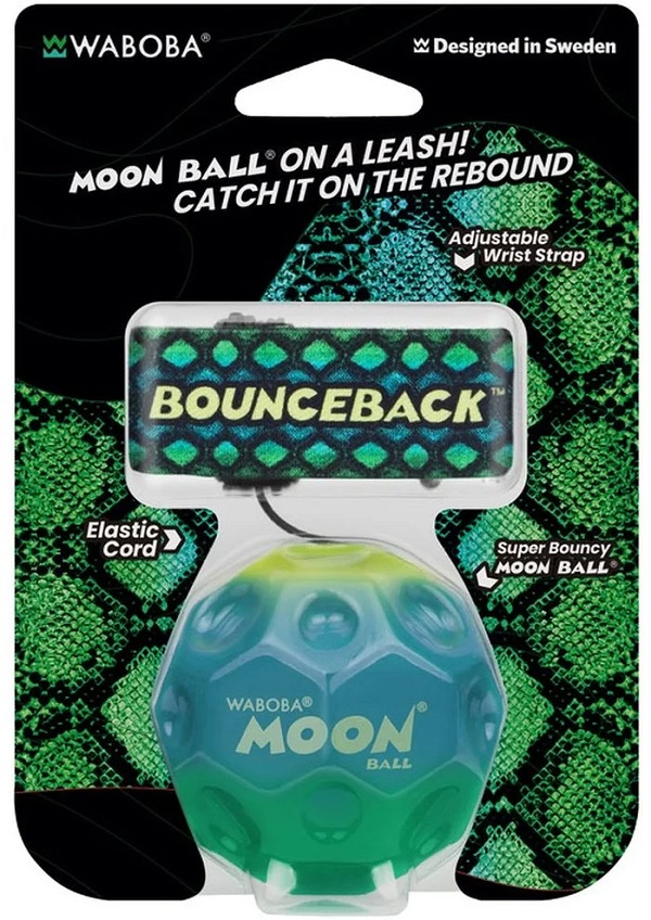Imaginea produsului 'Minge hipersăritoare cu sistem de prindere: Waboba Moon Ball. Multicolor. Model 1'